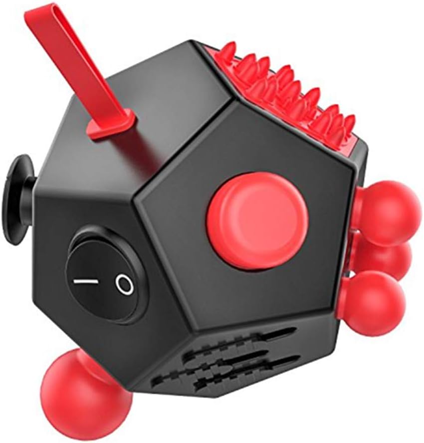 Fidget Dodecagon, 12 Sides Cube Anxiety Stress Relieves Anti-anxiety ...