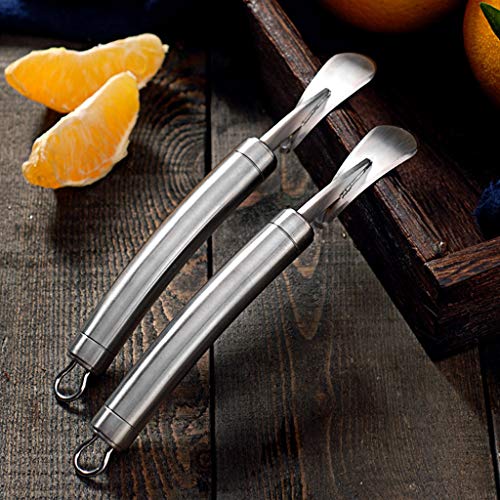 Nesee Orange Peeler Stainless Steel Fruit Peeling Tool for Pomelo Pomegranate Tomato Fruit's Peel