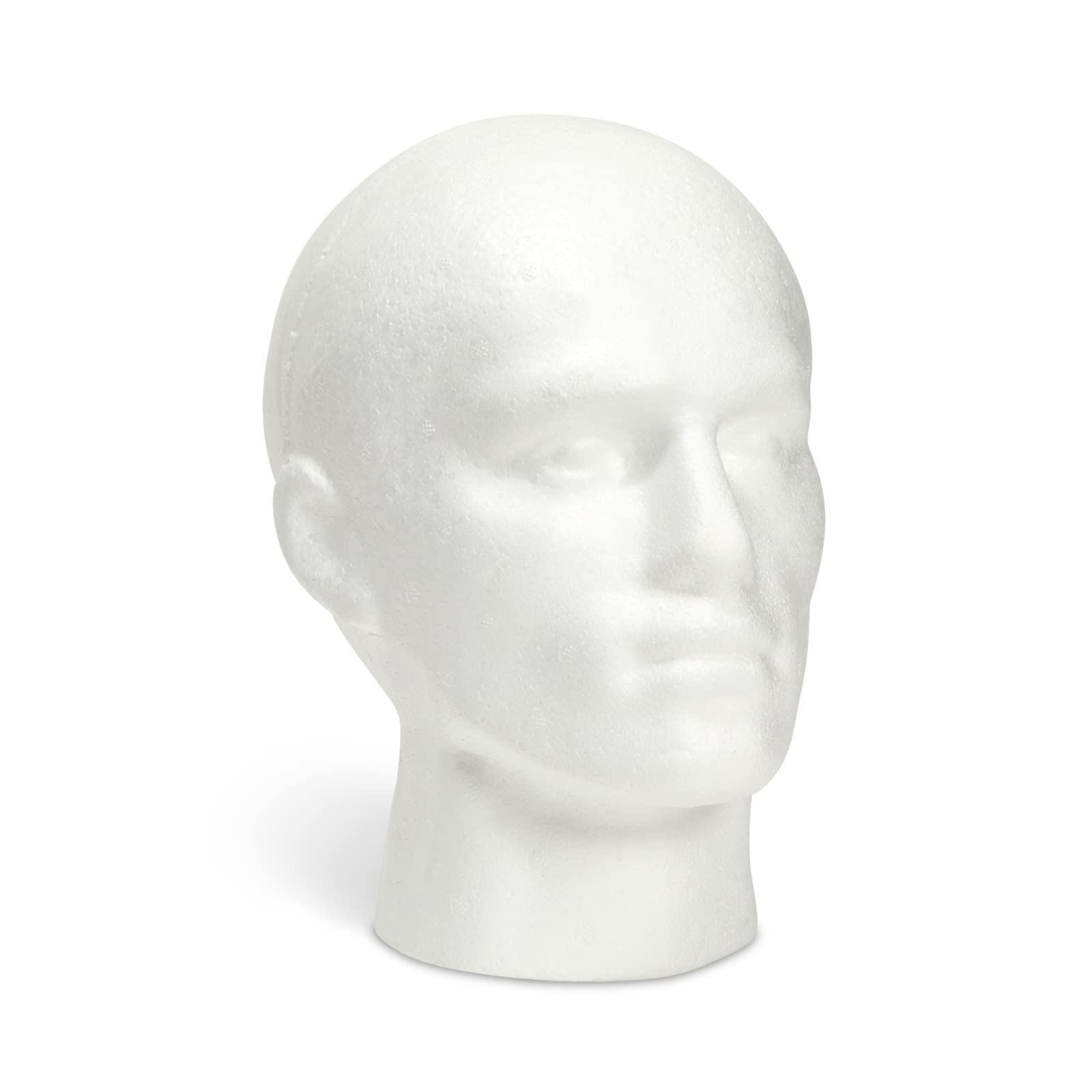 Photo 1 of Juvale Mannequin Head for Masks, Hats, Wigs - White, 9.25 x 7 x 11 in - Foam Head Wig Stand & Hat Display