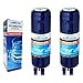 Alpine Water Water Filter, Compatible with Whirlpool W10295370A and W10295370 Kenmore 469930 models, 2 pack.