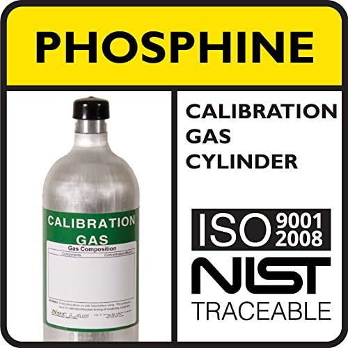 0.5 PPM Phosphine Calibration Gas, Balance Nitrogen, 58 Liter Aluminum Cylinder.