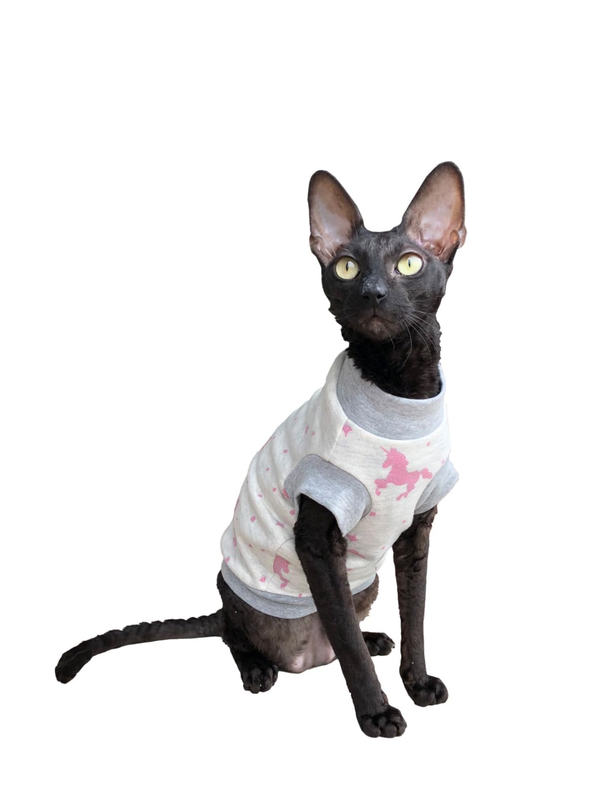 Kotomoda Cat's turtleneck Unicorn in White (XL) — image 1