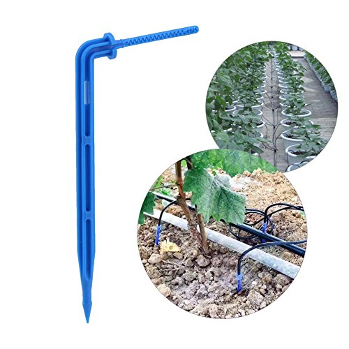 BROADROOT 50pcs Water Saving Emitter Bend Arrow Dripper Sprinklers Micro Irrigation