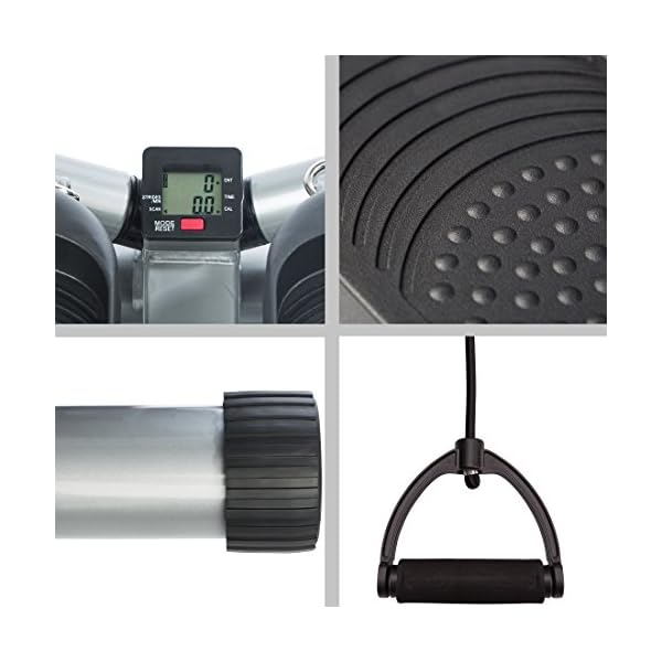 Ultrasport Swing Stepper, Up-Down Stepper, Stepper With Or Without Training Bands, Holistic Training