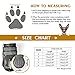 WUXIAN Waterproof Dog Shoes,Dog Outdoor Shoes, Running Shoes for Dogs,Pet Rain Boots, Labrador Husky Shoes for Medium to Large Dogs,Rugged Anti-Slip Sole and Skid-Proof-Size6