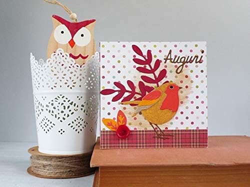 Sizzix Thinlits Die Set 662156, Auguri di Buon Natale Italian Phrase (Best Christmas Wishes), 6 Pack, Multi-colour, Multiple Sizes - Image 5
