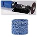 Ximimark 5 Pcs Poly Strip Disc Wheel Paint Rust Removal Clean for Angle Grinder 10016mm,Blue