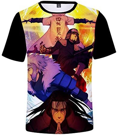 3D T-shirt Naruto Anime T Shirt Men Women Children Short Sleeve
