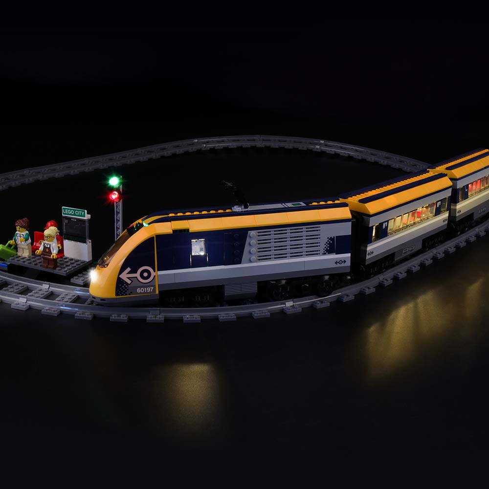 LIGHTAILING Light Set For (City Passenger Train) Building Blocks Model - Led Light kit Compatible With Lego 60197(NOT Included The Model)