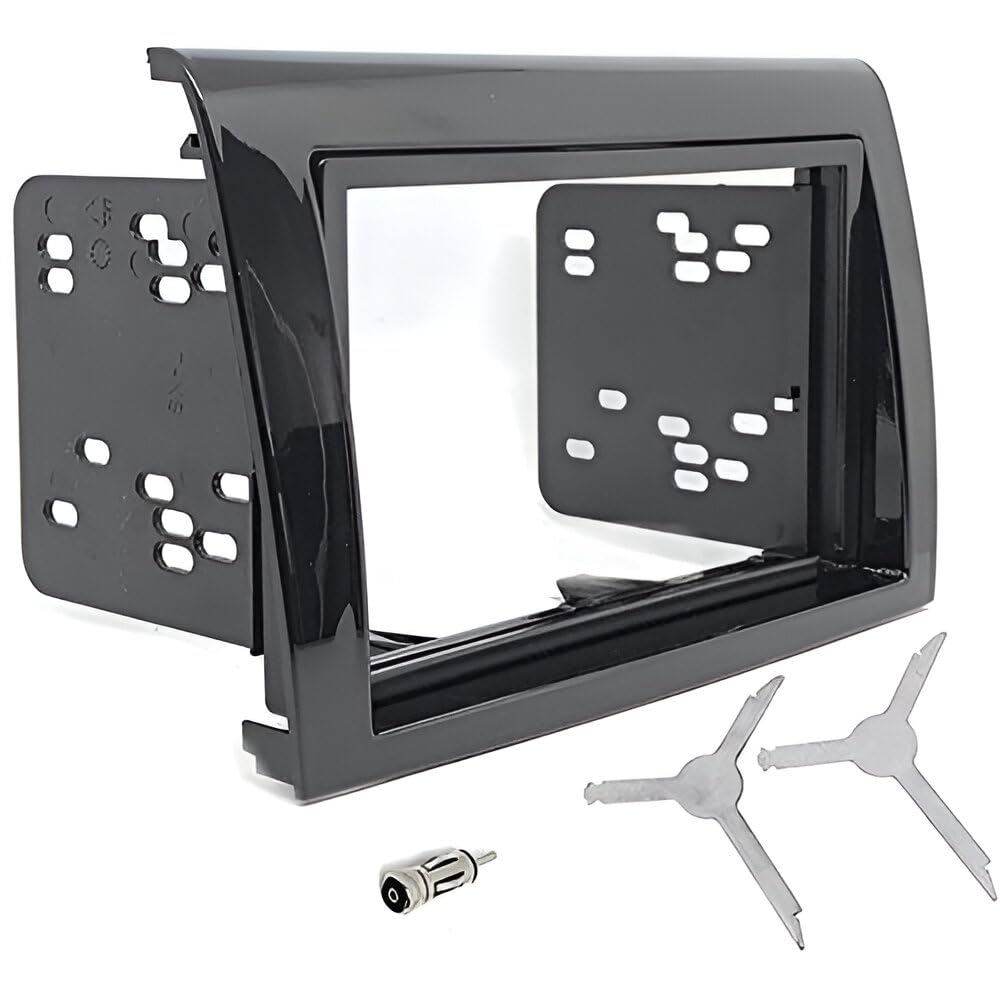 Sound-way 2 DIN in dash car stereo adapter mounting fascia kit compatible with FIAT Bravo 2007-2016 with mounting tools