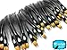 Moonlight Feather, Loose Feathers - Natural Gold Jungle Cock Small Eye Loose Feathers - 10 Pieces