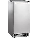 Scotsman CU50PA-1A Undercounter Ice Maker, Gourmet Cube, Air Cooled, Pump Drain with Cord, 115V/60/1-ph, 14.4 Amp (15 Amp Cir