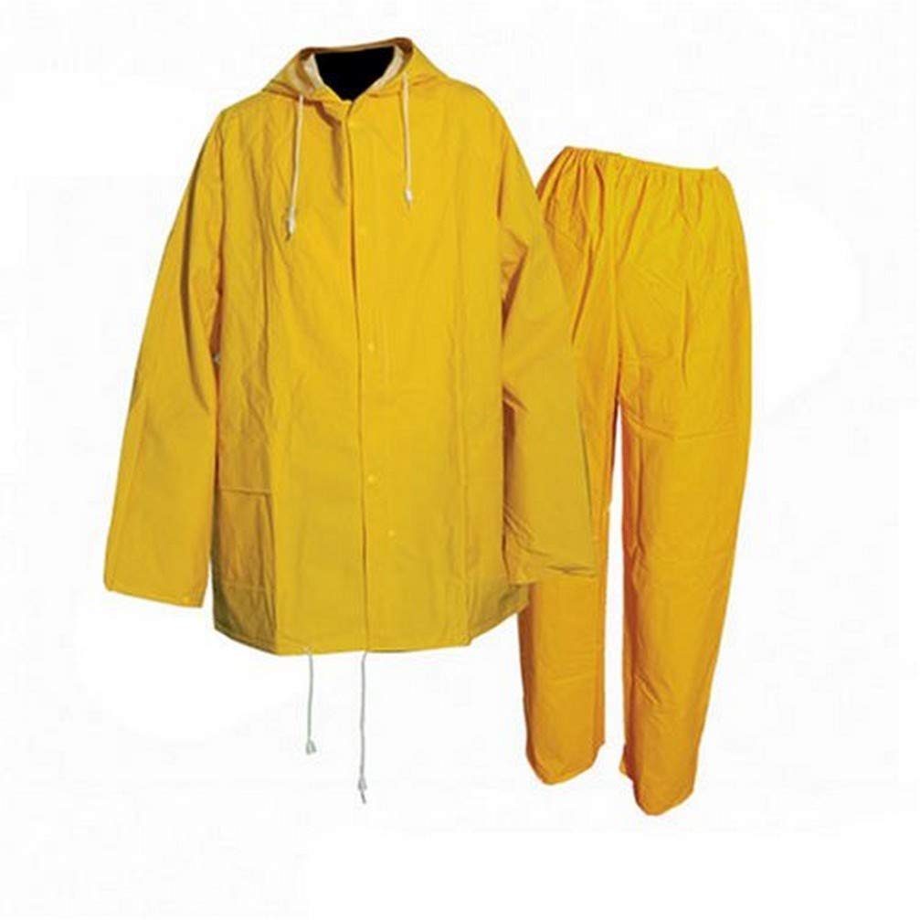Silverline 245058 Rain Suit Yellow 2pce M 30"W (54 - 112cm)