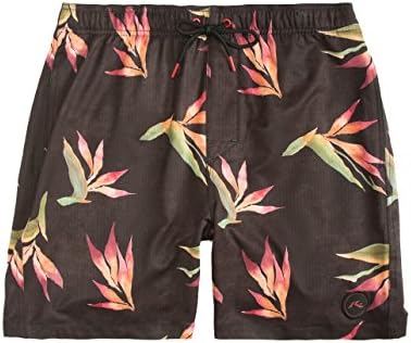 Rusty Men's Blade Elastic Boardshort, Black, 36