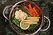 Tuli Kitchen Stainless Steel Vegetable Steamer with silicone feet - includes free Ebook
