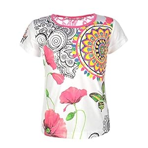 T-shirt met parels en pailletten