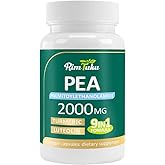Liposomal Palmitoylethanolamide 2000MG + Luteolin 200MG + Turmeric 200MG & Fisetin 100MG, Micronized Pea 99% Highly Purified Enhanced Absorption Pea Supplement, 60 Capsules