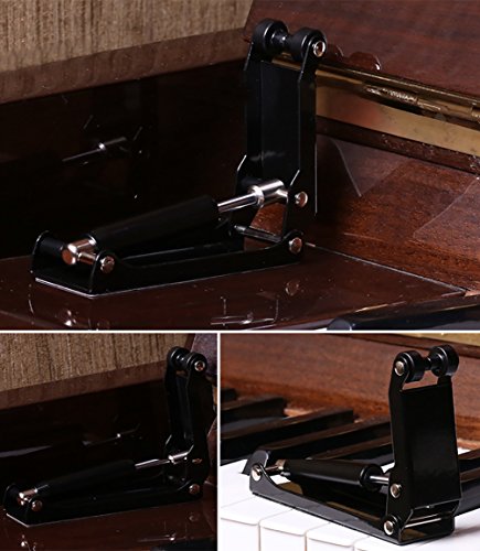 Piano Slow Soft Fall Device Hydraulic Pressure Fallboard Decelerator Steel Black