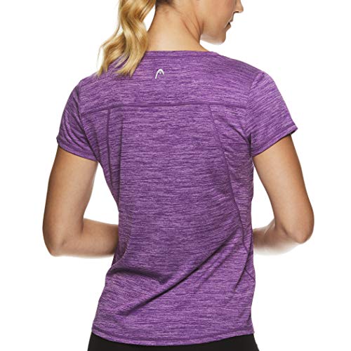 image for HEAD Women's Short Sleeve Workout T-Shirt - Performance Tennis Crew Ne