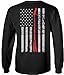 Patriot Apparel Thin Red Line Halligan Firefighter Long Sleeve T-shirt