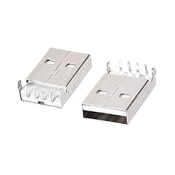 uxcell 100PCS USB 2.0 Type a Male Socket Connector