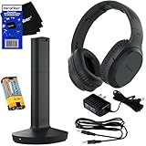 Sony MDRRF995RK Wireless RF (Radio Frequency) Headphone with Transmitter Base Station + Stereo Connecting Cable + AC Adaptor + HeroFiber Ultra Gentle Cleaning