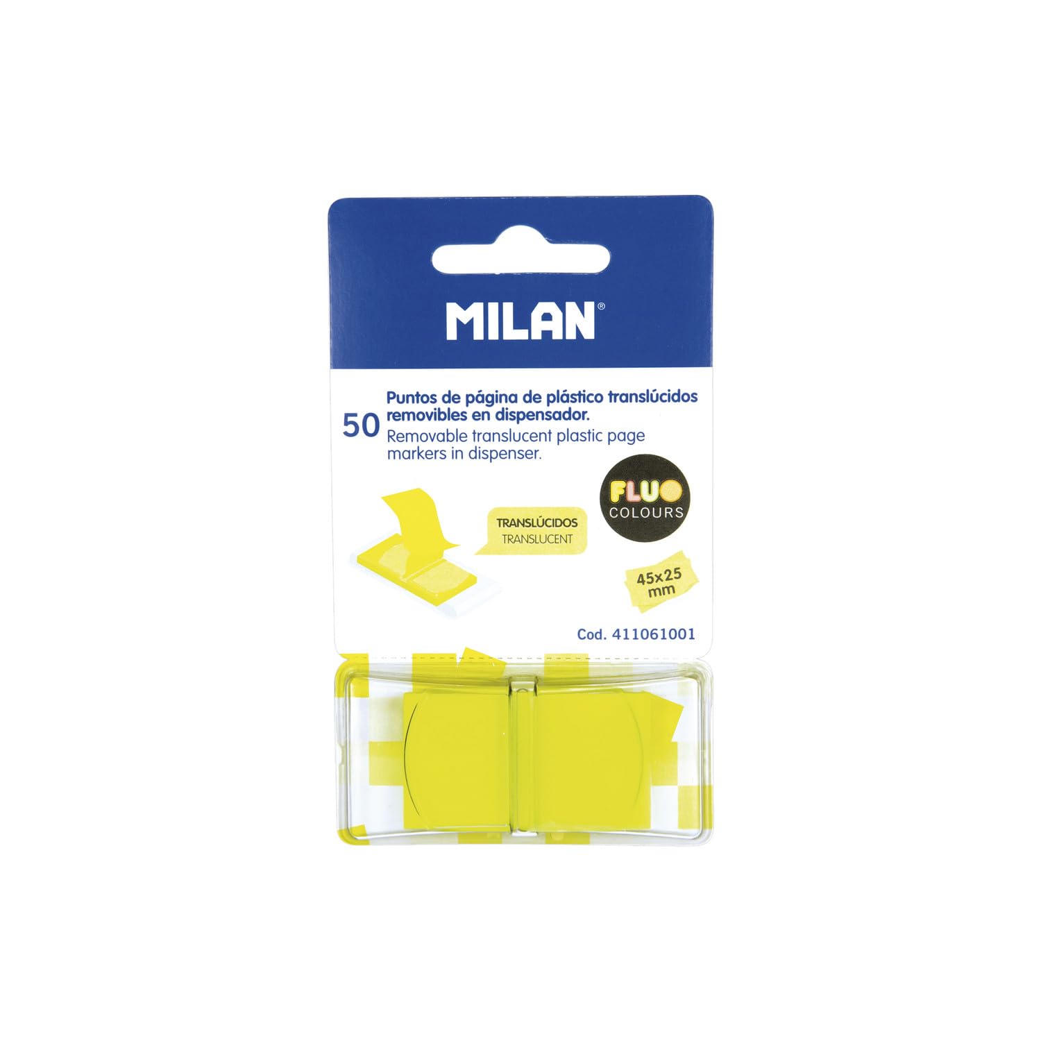 Milan 411061001 Translucent Page Markers