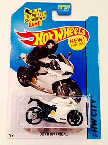 Hot Wheels, 2014 HW City, Ducati 1199 Panigale [White] 36/250