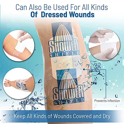 Shower Shield Catheter Water Barrier, 7" L x 7" W Pricepulse
