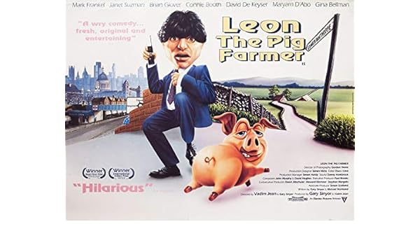 Leon The Pig Farmer 1992 British Quad Poster At Amazon S