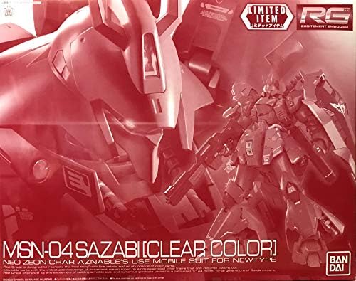 Bandai Rg 1 144 Msn 04 Sazabi Clear Color Model Kit Toys Games Bandai Rg 1 144 Msn 04 Sazabi Clear Color Model Kit Toys Games