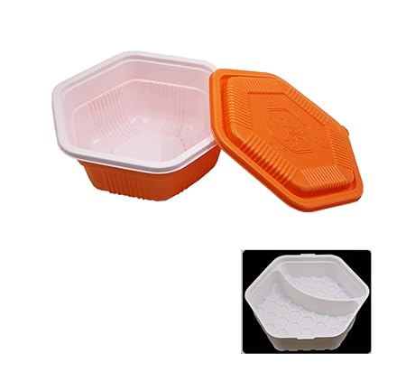 200 unids Desechable Para Llevar Recipiente de Almacenamiento de ...