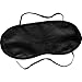 OptiSex Luxe Satin Double Strap Eye Mask, Classic Black