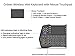 Orbeet 2.4GHz Mini Wireless Keyboard with Touchpad Mouse Rechargable Air Mouse LED Backlit Handheld Remote Control Combos for PC, Pad, Google Android TV Box