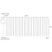 Ucharge Curtain Lights Led Icicle Christmas String Fairy Wedding Lights 600led 19.8x9.8feet Window Curtain 8modes White Window Light Decor Party/Kitchen/Bathroom/Bedroom String Light