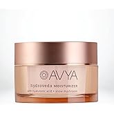 AVYA Hydroveda Moisturizer (1.7oz) - Advanced Ayurvedic Skincare/Hyaluronic Acid with Snow Mushroom/Soothes and Hydrates for Youthful Skin