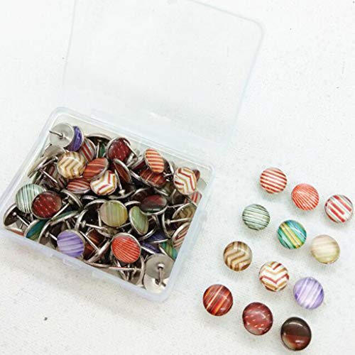 image for Acoolstore Creative Fashion Push Pins Decorative Thumbtacks for Wall M