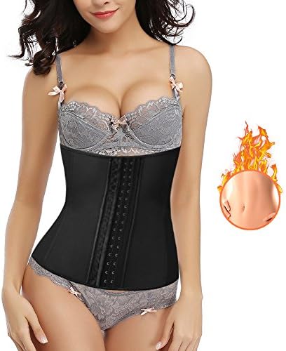 Gameyly Women Breathable Latex Waist Trainer Corset Girdle Cincher Shaper