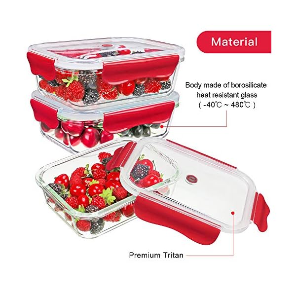 ICONIC-Glass-Food-Storage-Container-with-Tritan-Lids1050mL-35oz-Set-of-3-BPA-Free-Glass-Container-Set-Glass-Meal-Prep-Containers-with-Strong-Tritan-Lids-for-Home-Kitchen-Restaurant-Red ICONIC Glass Food Storage Container with Tritan Lids(1050mL / 35oz) (Set of 3)- BPA Free Glass Container Set| Glass Meal…