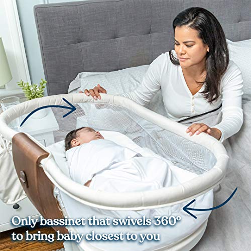 HALO BassiNest Swivel Sleeper, Bedside Removable Bed