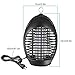 HUNTER COAST Tactical Led Flashlight Portable Bright Handheld Zoomable Torch Flashlights (Black-1)