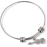 Violin Bracelet | Bangle Jewelry Musical Instrument Musician Gift Mom Dad Men Women