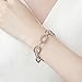 UNY Bracelet Designer Brand Inspired Antique Women Jewelry Cable Wire Vintage Valentine (2 Tone)