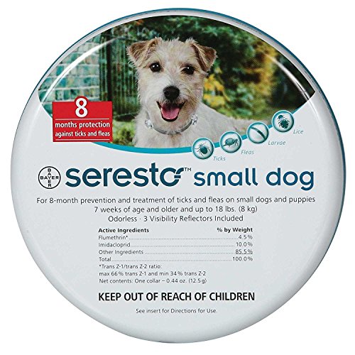 Seresto Dog Flea and Tick Collar SMALL DOGS UNDER 18LBS by DavesPestDefense