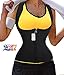 Ursexyly Sauna Waist Trainer, Hot Cincher Promotes Sweating During Exercise (L, Black 1, Zipper)