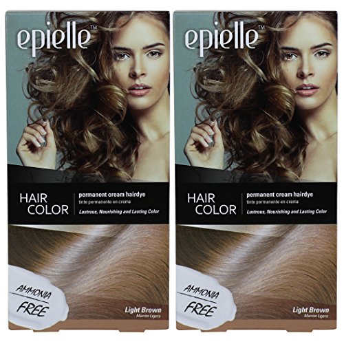 Kareway Epielle Hair Color for Women-Dark Brown (Pack of 2 