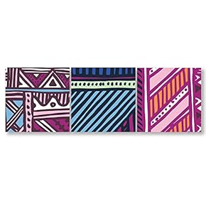Creative Pattern Home Artwork for Living Room Bedroom x3 Panels