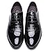 YangXieJiang Lace Up Patent Leather Dress Shoes Formal Wedding Oxford 8015