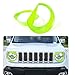JeCar Jeep Renegade Headlights Cover Interior Accessories for Jeep Renegade 2015 2016 2017(Pack of 2, Light Green)