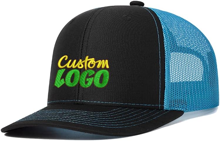 Z Zelvox, Adjustable Snapback Mesh Trucker Hat, Capybara Black Cap
